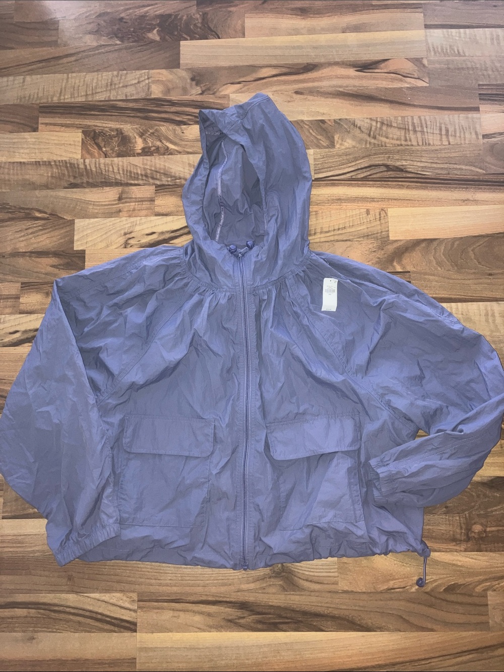 Old Navy Quick Dry Blue Windbreaker jacket women’s Sz XXL NWT